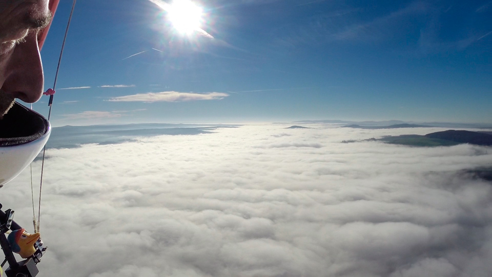 Ein Tandemflug mit dem Tandemdrachen Mini 2 mit mehr Aussicht als ein Gleitschirm